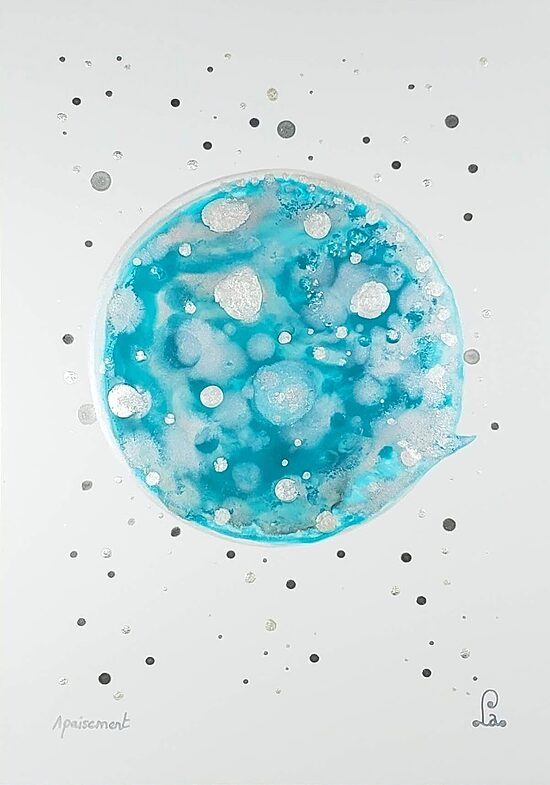 Peinture vibratoire "Apaisement"