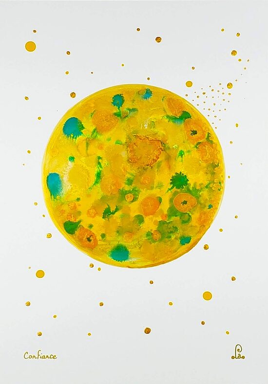 Peinture vibratoire "Confiance"