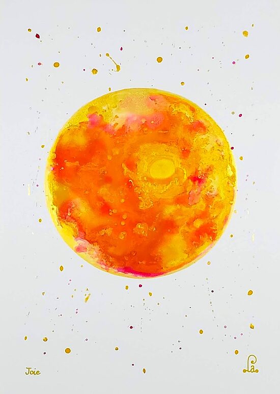 Peinture vibratoire "Joie"