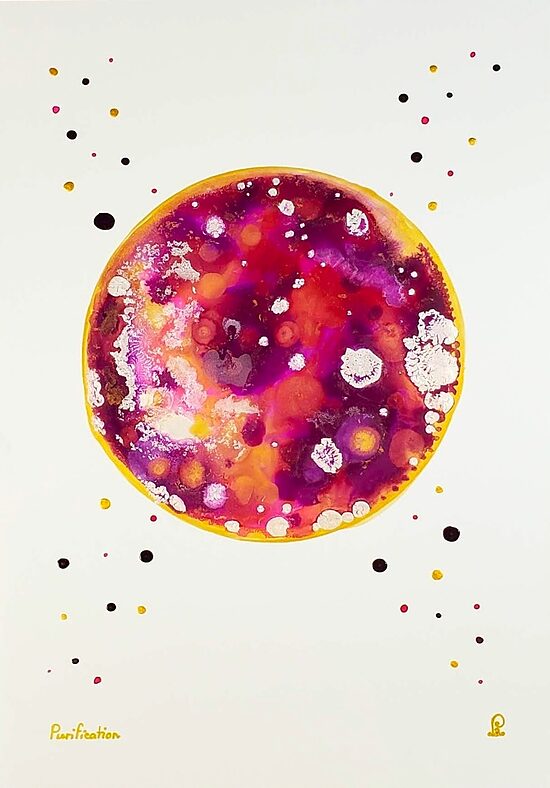 Peinture vibratoire "Purification"