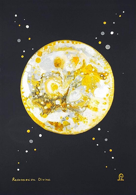 Peinture vibratoire "Reconnexion Divine"